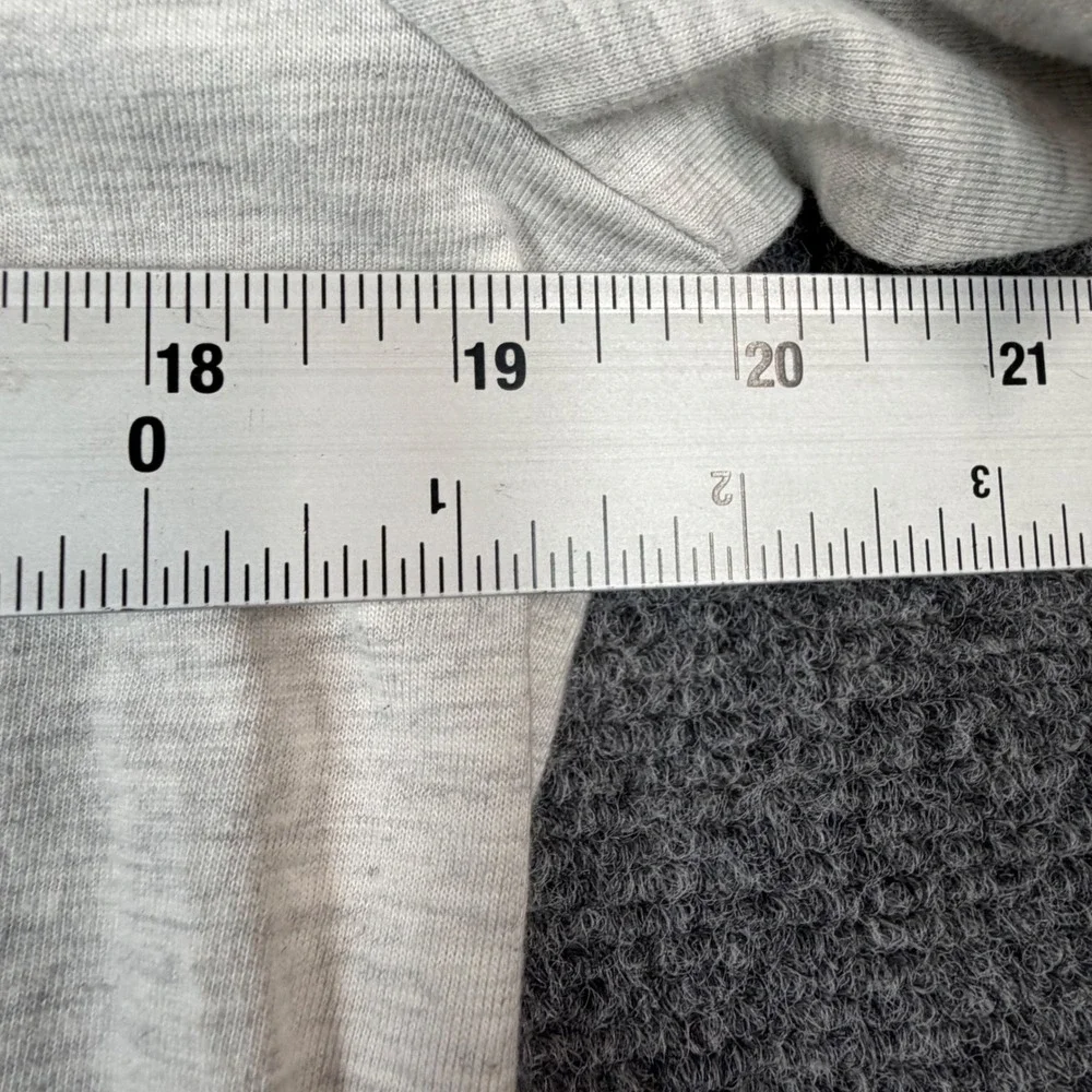 Chaps Mens Size M Sleep Shirt Gray Heathered Crew Neck Short Sleeve Pajama Top